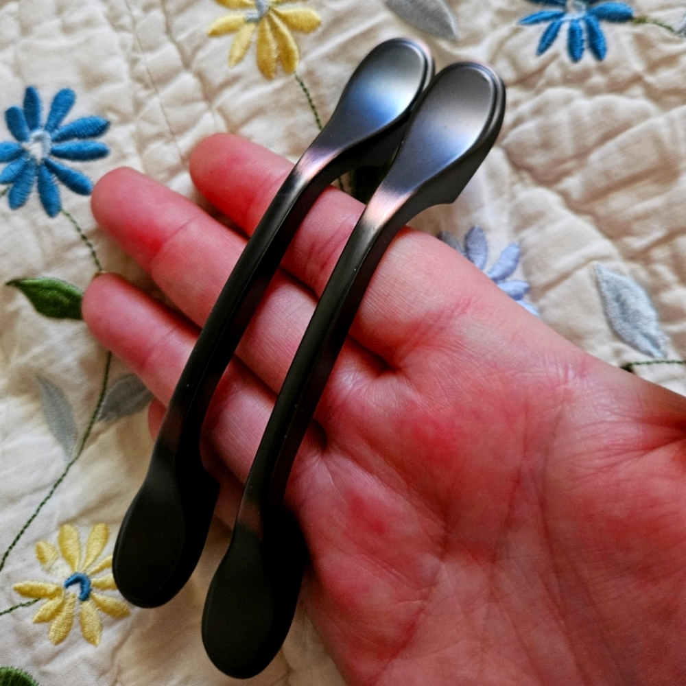 Bronze matte pull cabinet handles